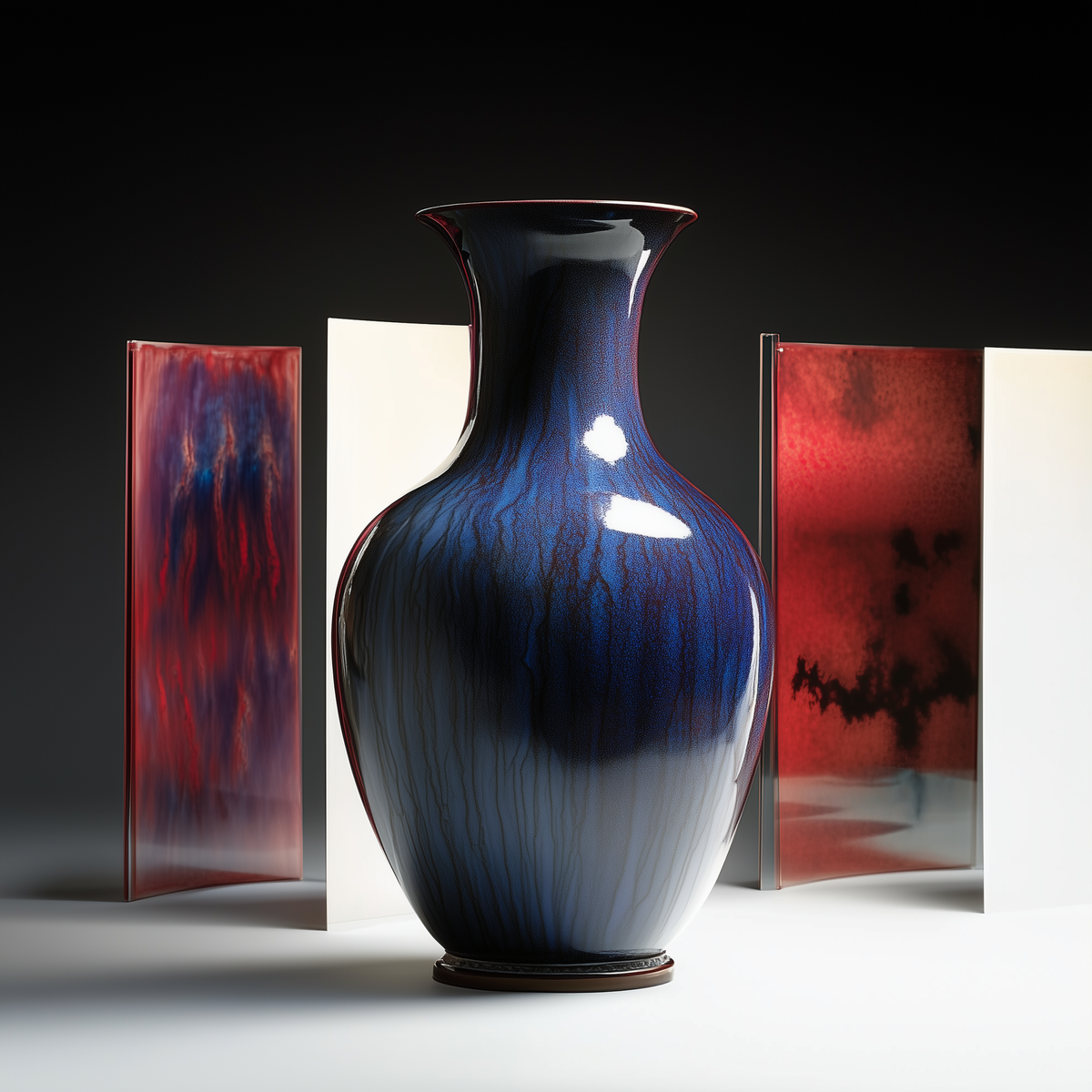 Flambé Glazed Porcelain
