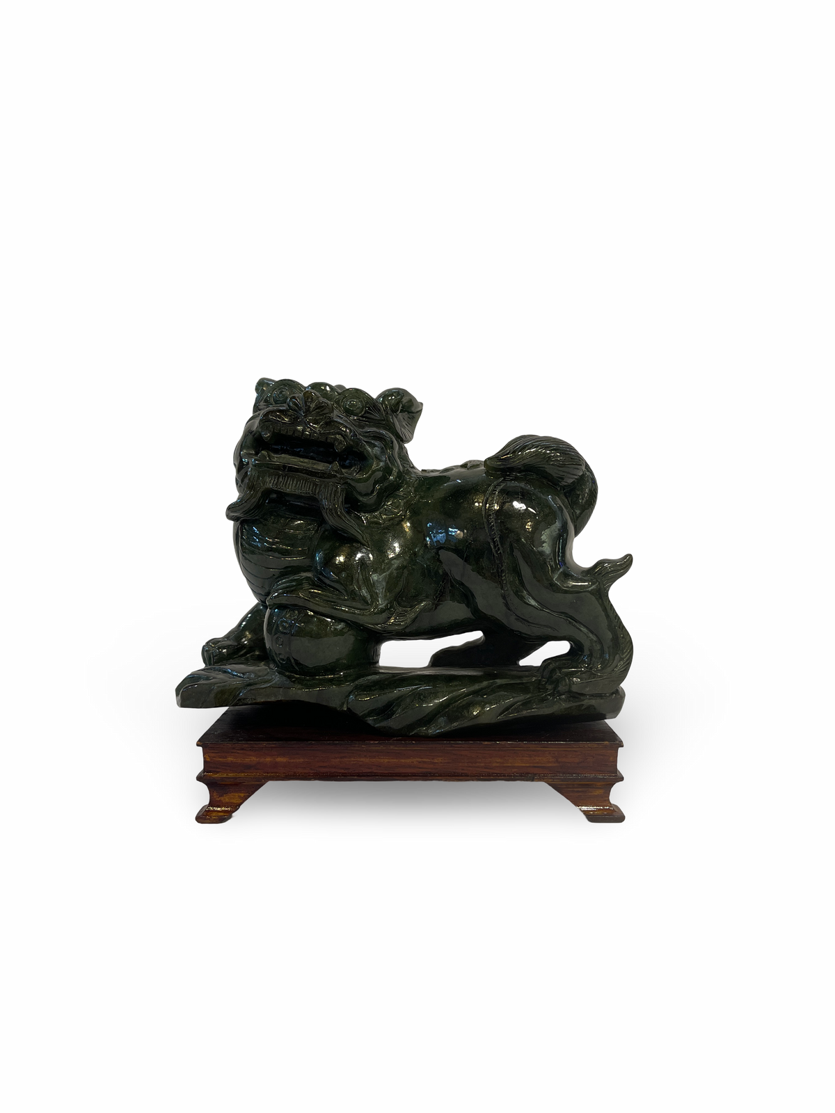 Jade Sculpture of a Mythological Animal Figure