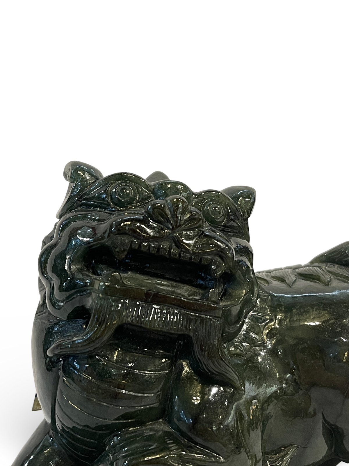 Jade Sculpture of a Mythological Animal Figure