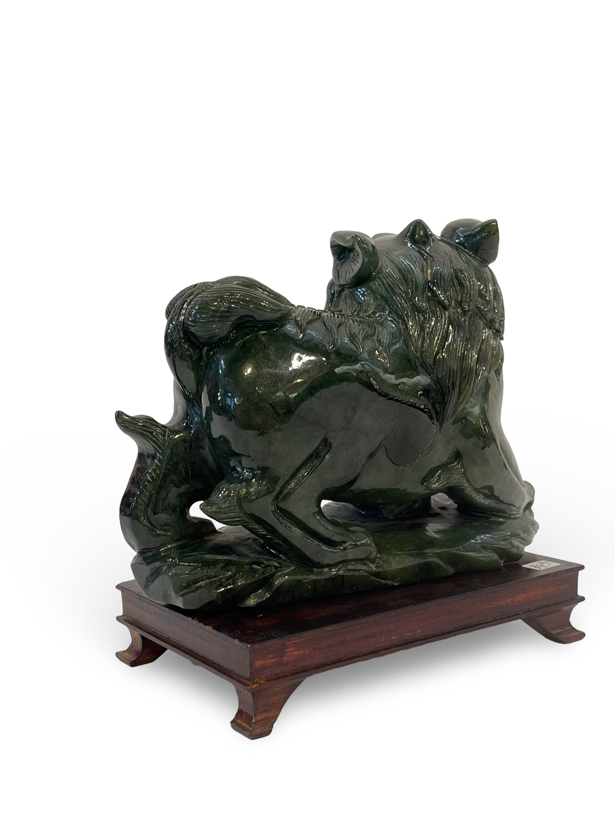 Jade Sculpture of a Mythological Animal Figure