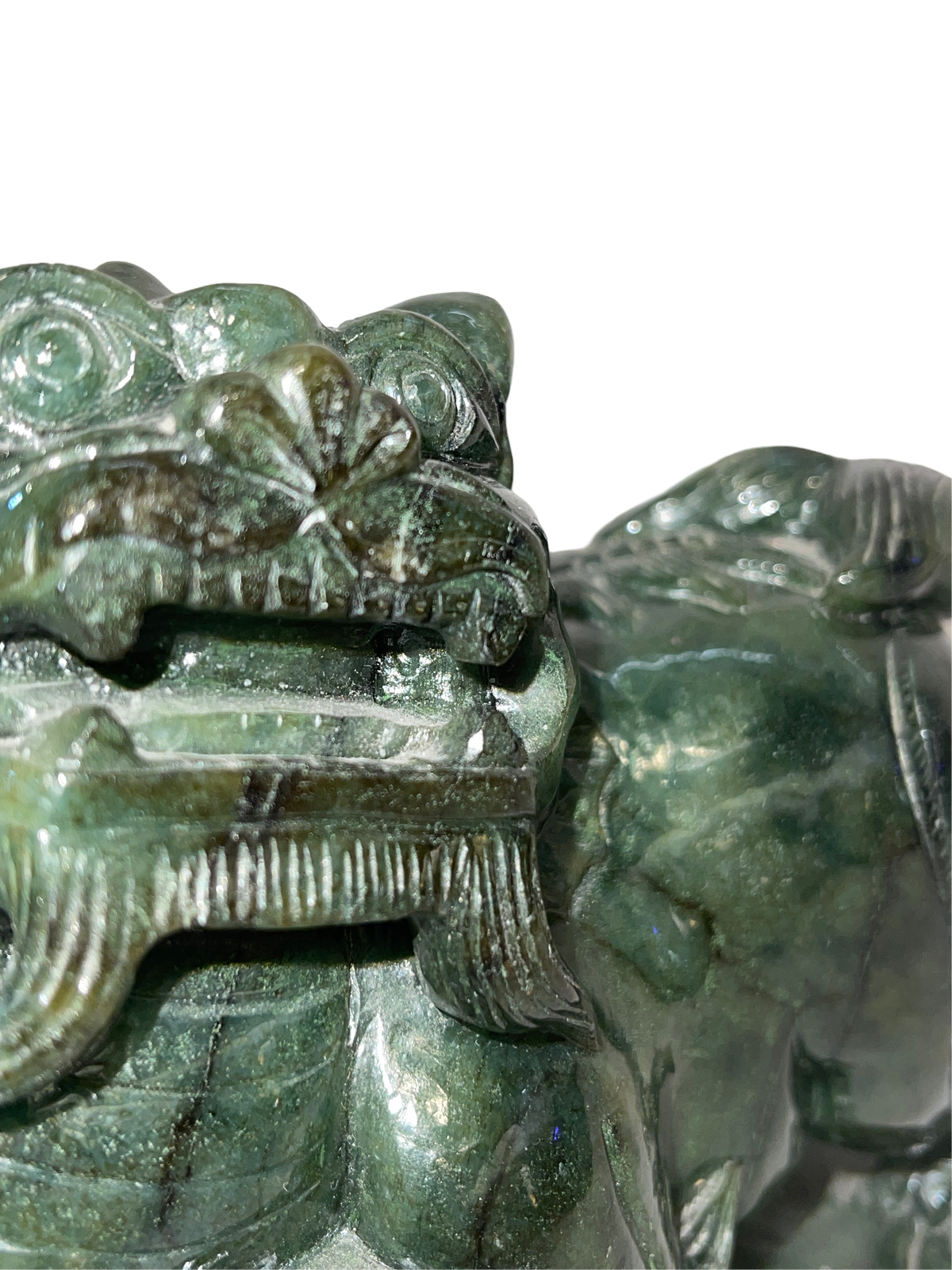 Jade Sculpture of a Mythological Animal Figure