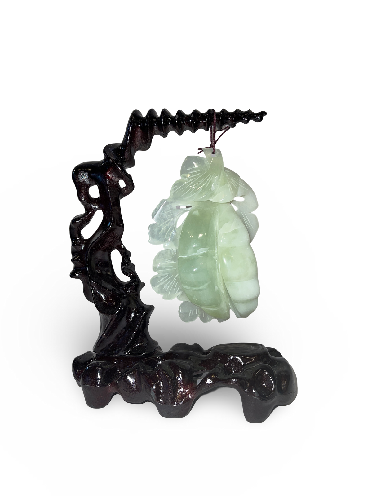 Jade Sculpture of Leaves