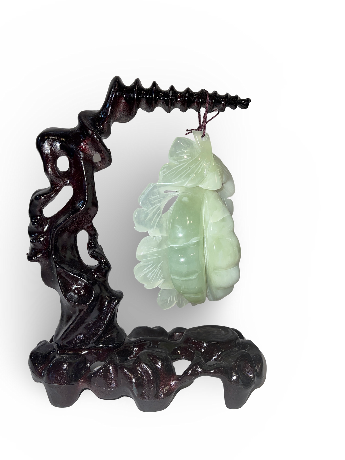 Jade Sculpture of Leaves