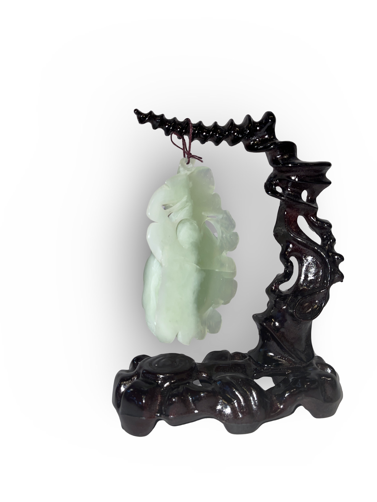 Jade Sculpture of Leaves
