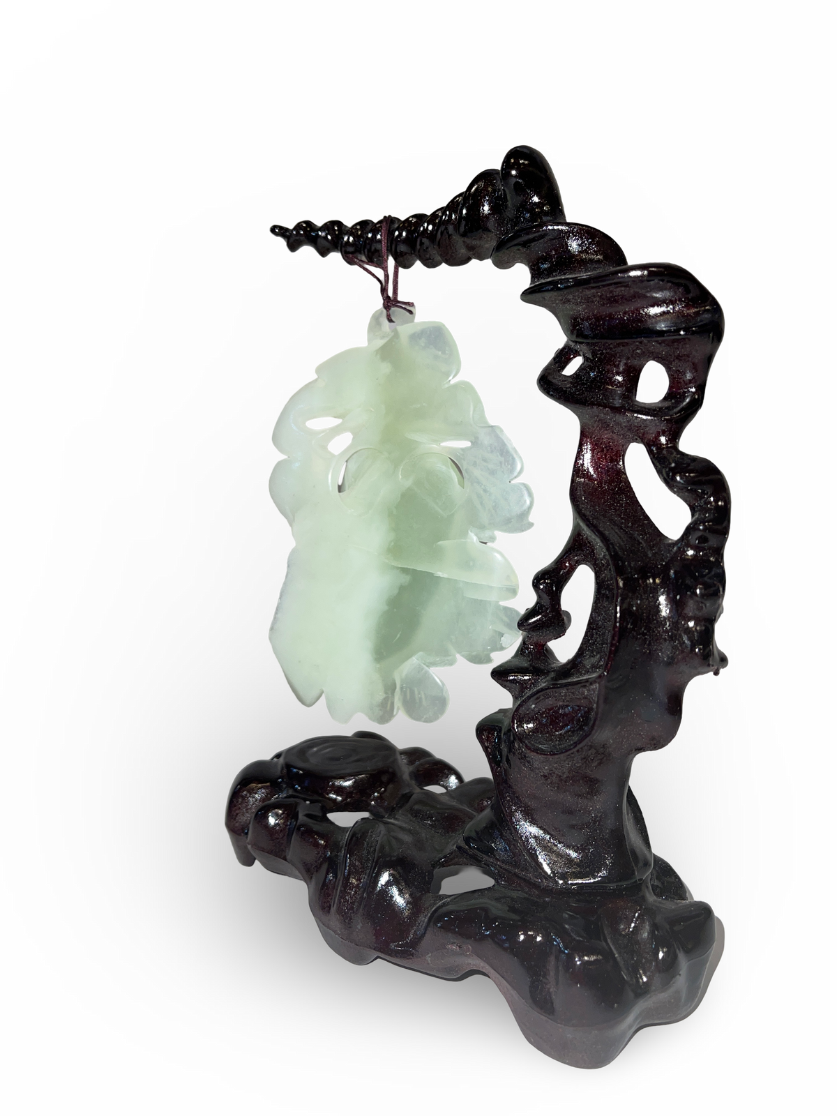 Jade Sculpture of Leaves