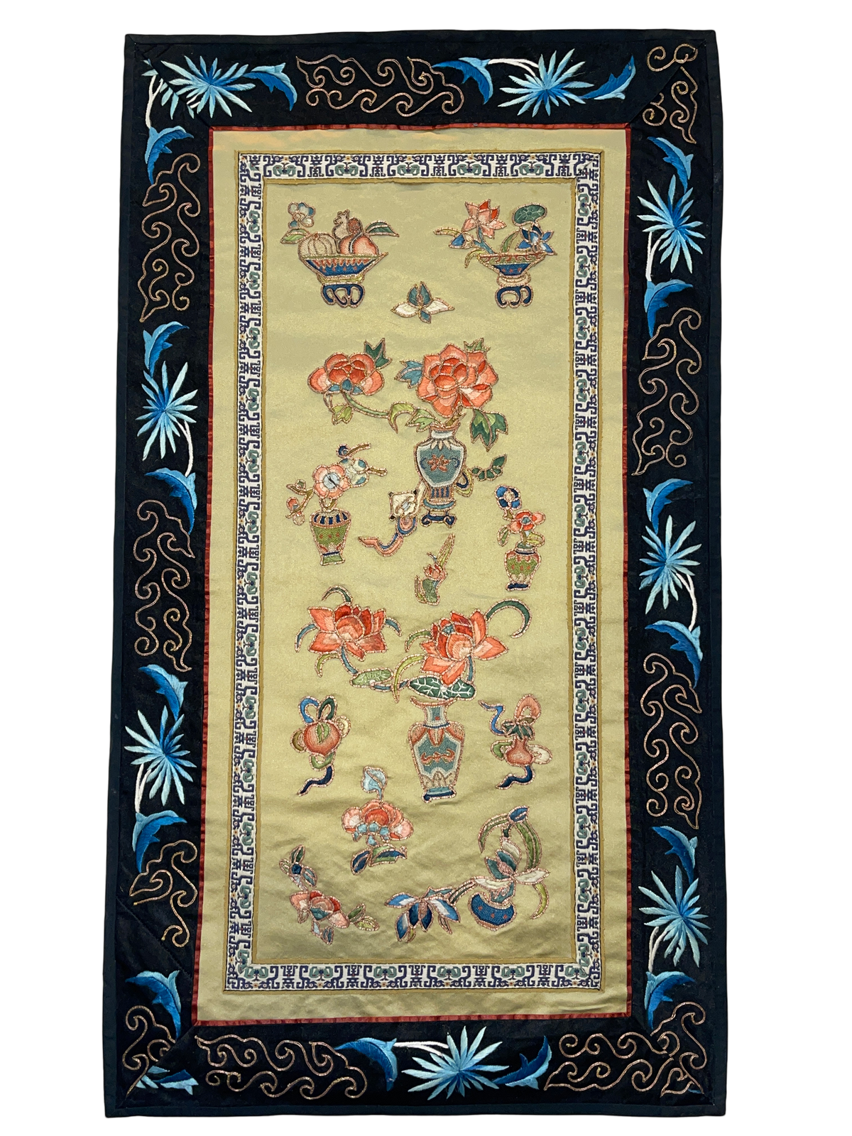 Chinese Silk Hand-embroidered Tapestry