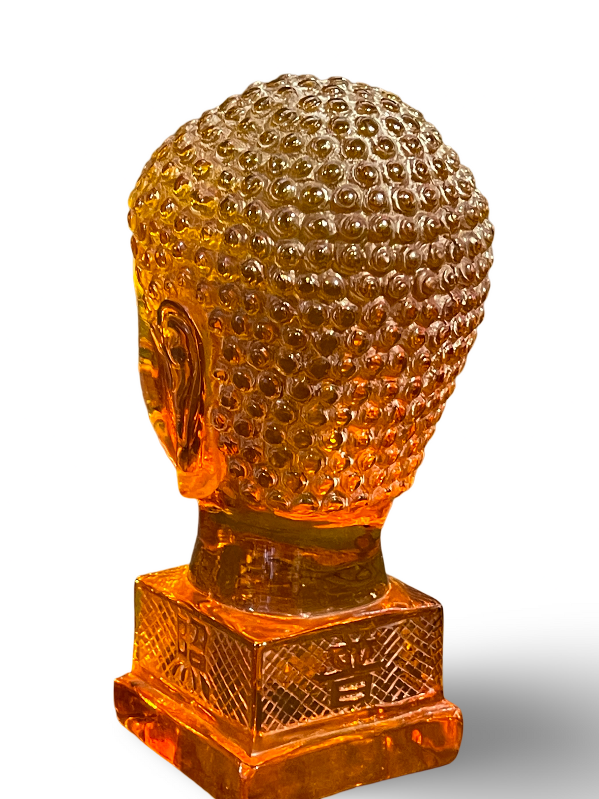 Amber Sculpture of Buddha Head