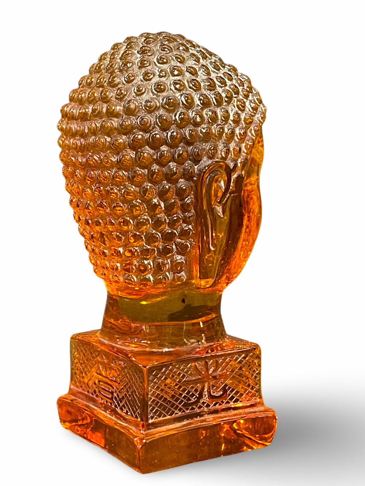 Amber Sculpture of Buddha Head