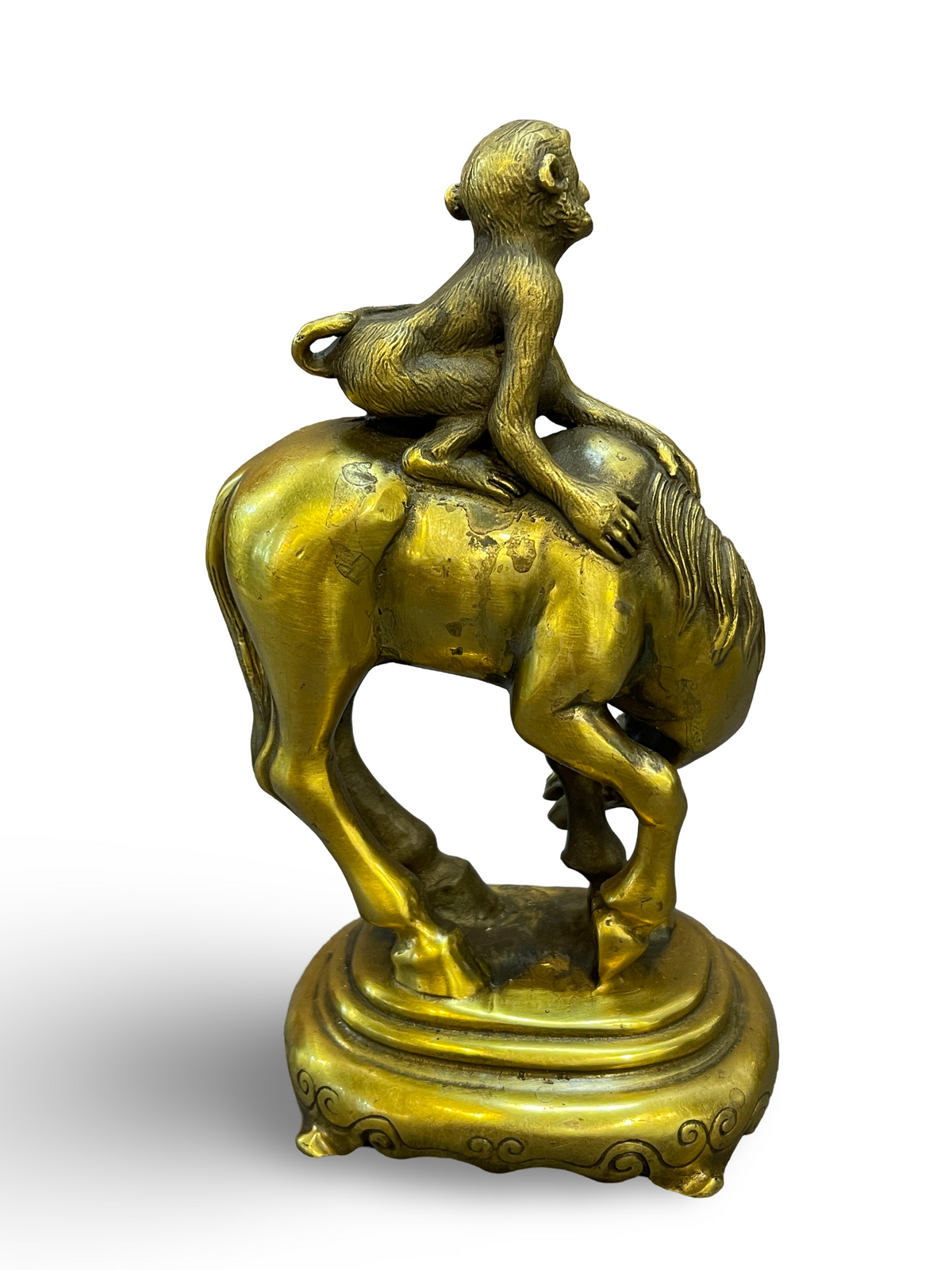 Bronze Sculpture of a Monkey on Horse (Mǎ Shàng Fēng Hóu)