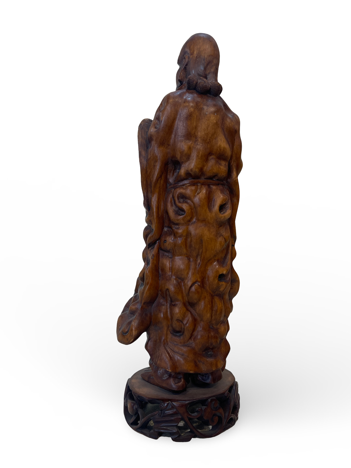 Carved Wooden Figure of an Ascetic