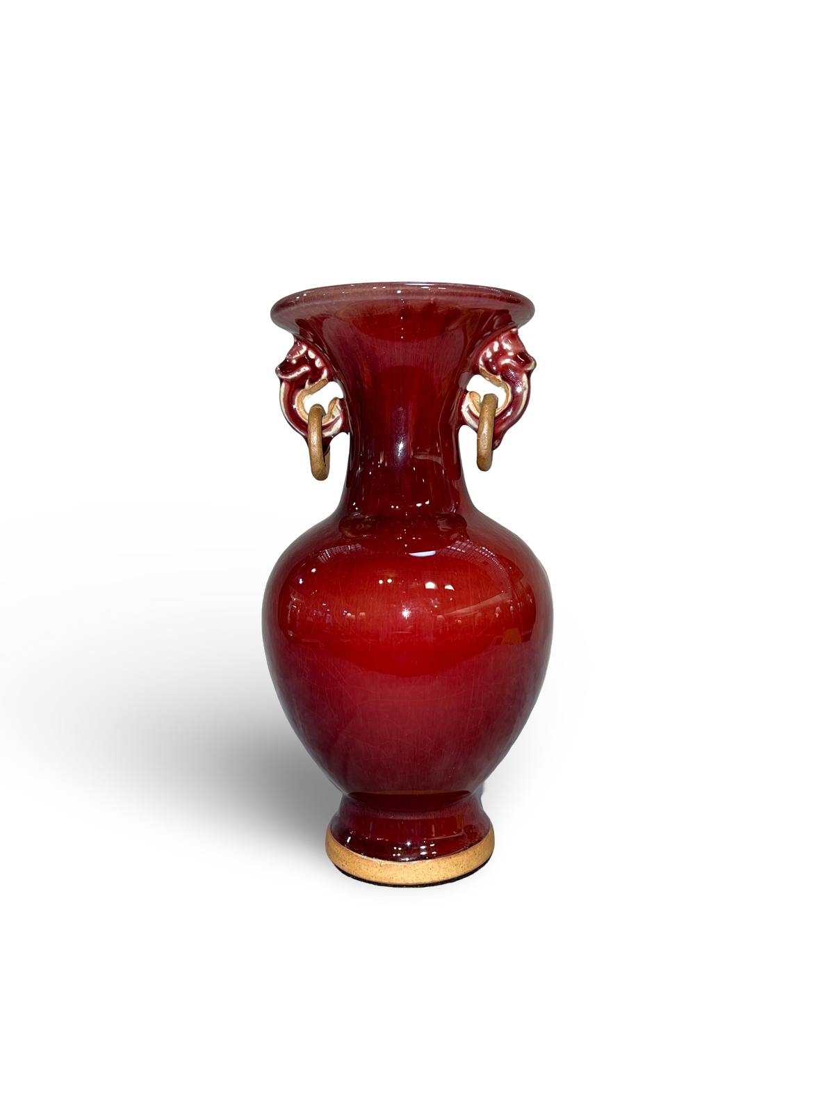Sang-de-Boeuf Tripod Censer Vase (Ding)
