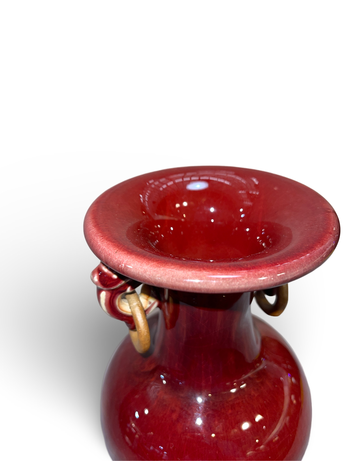 Sang-de-Boeuf Tripod Censer Vase (Ding)