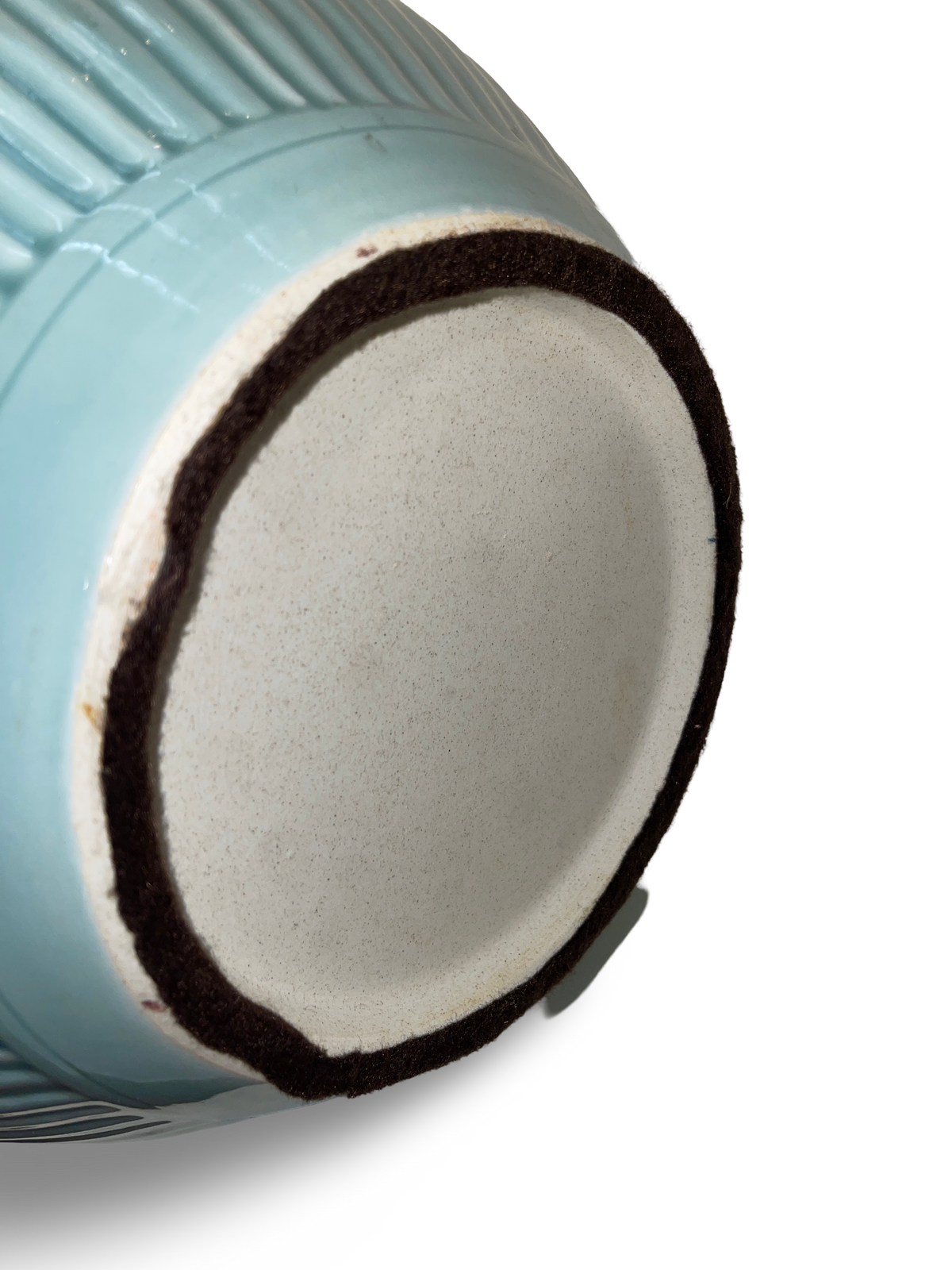 Celadon Ribbed Tianqiuping Vase