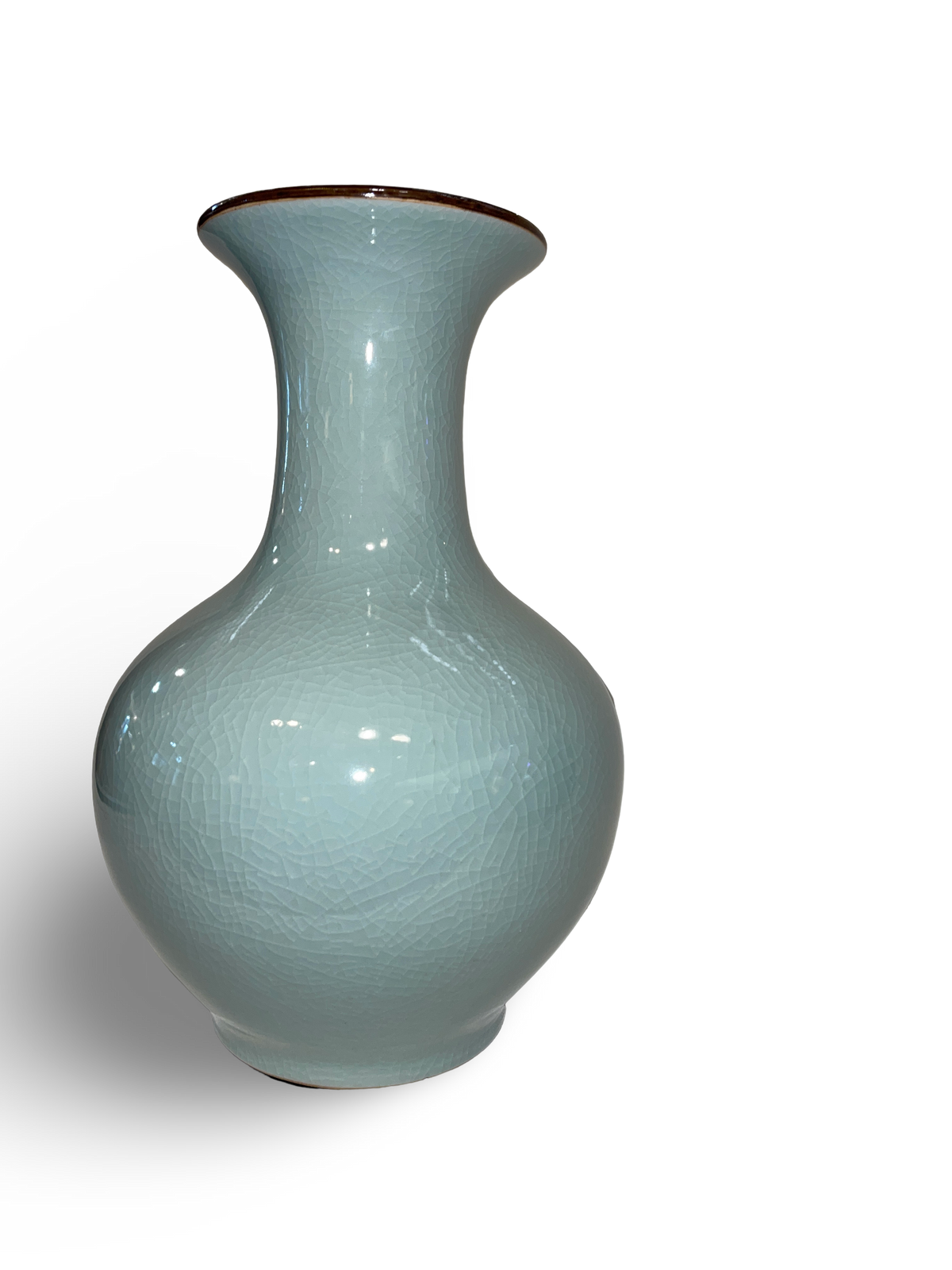 Yuhuchunping Celadon Vase with Subtle Ge-Type Glaze