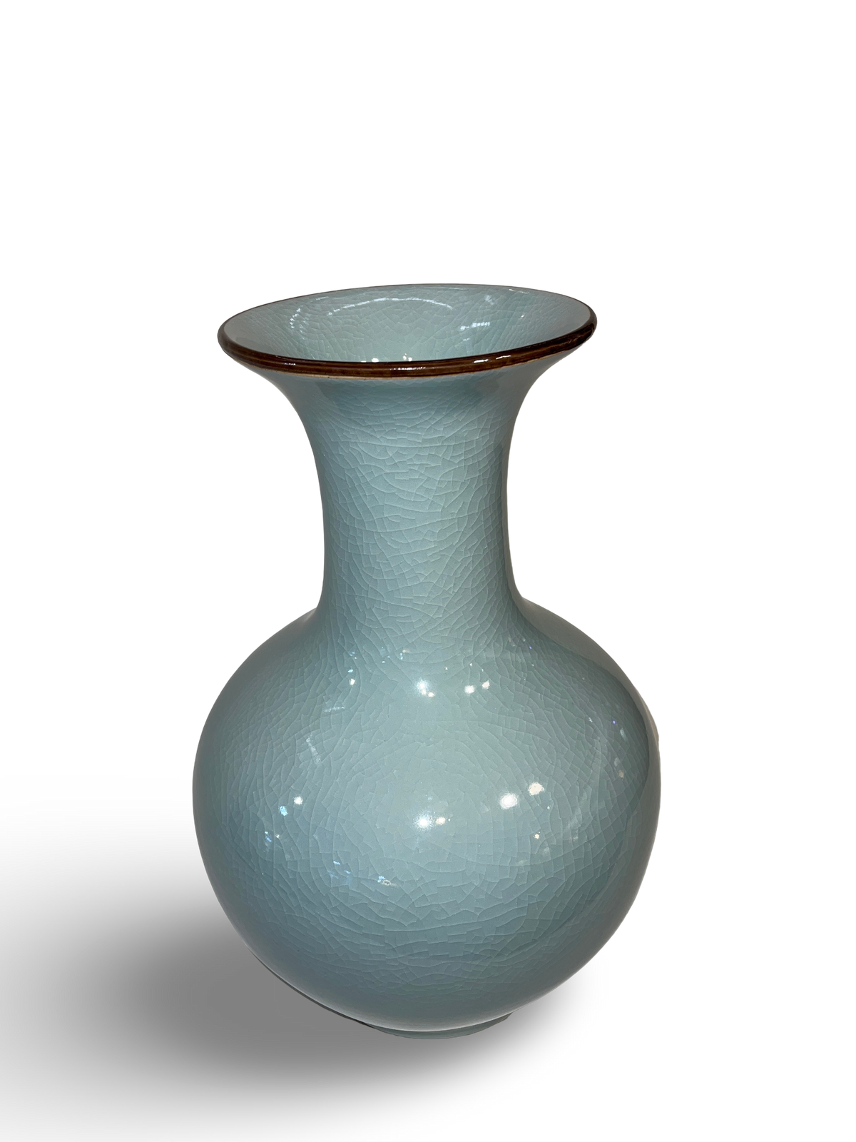 Yuhuchunping Celadon Vase with Subtle Ge-Type Glaze