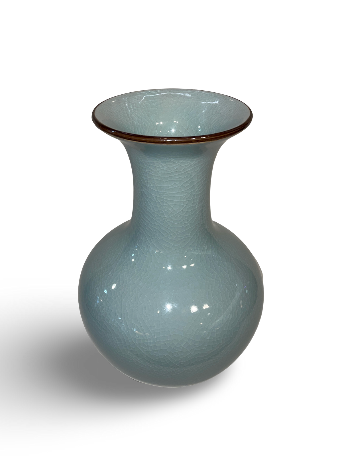 Yuhuchunping Celadon Vase with Subtle Ge-Type Glaze