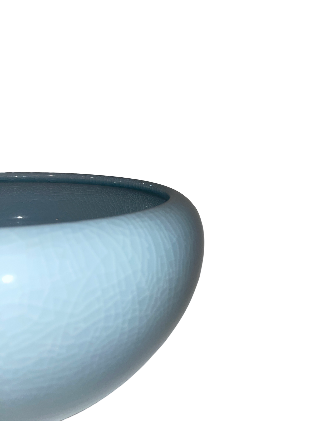 Celadon Bowl with Subtle Ge-Type Crackle Glaze