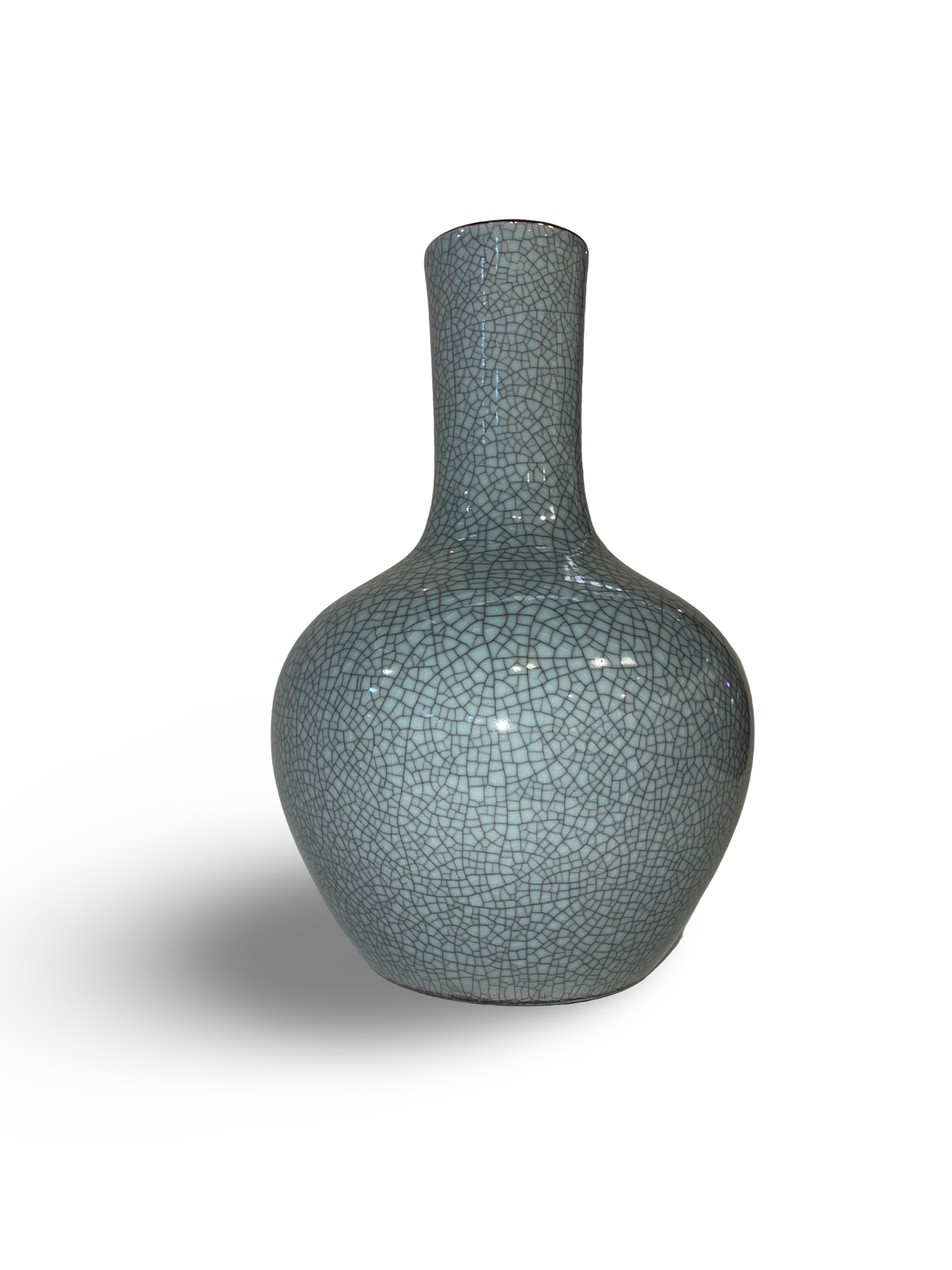 Tianqiuping Vase with Pronounced Ge-Type Crackle Glaze
