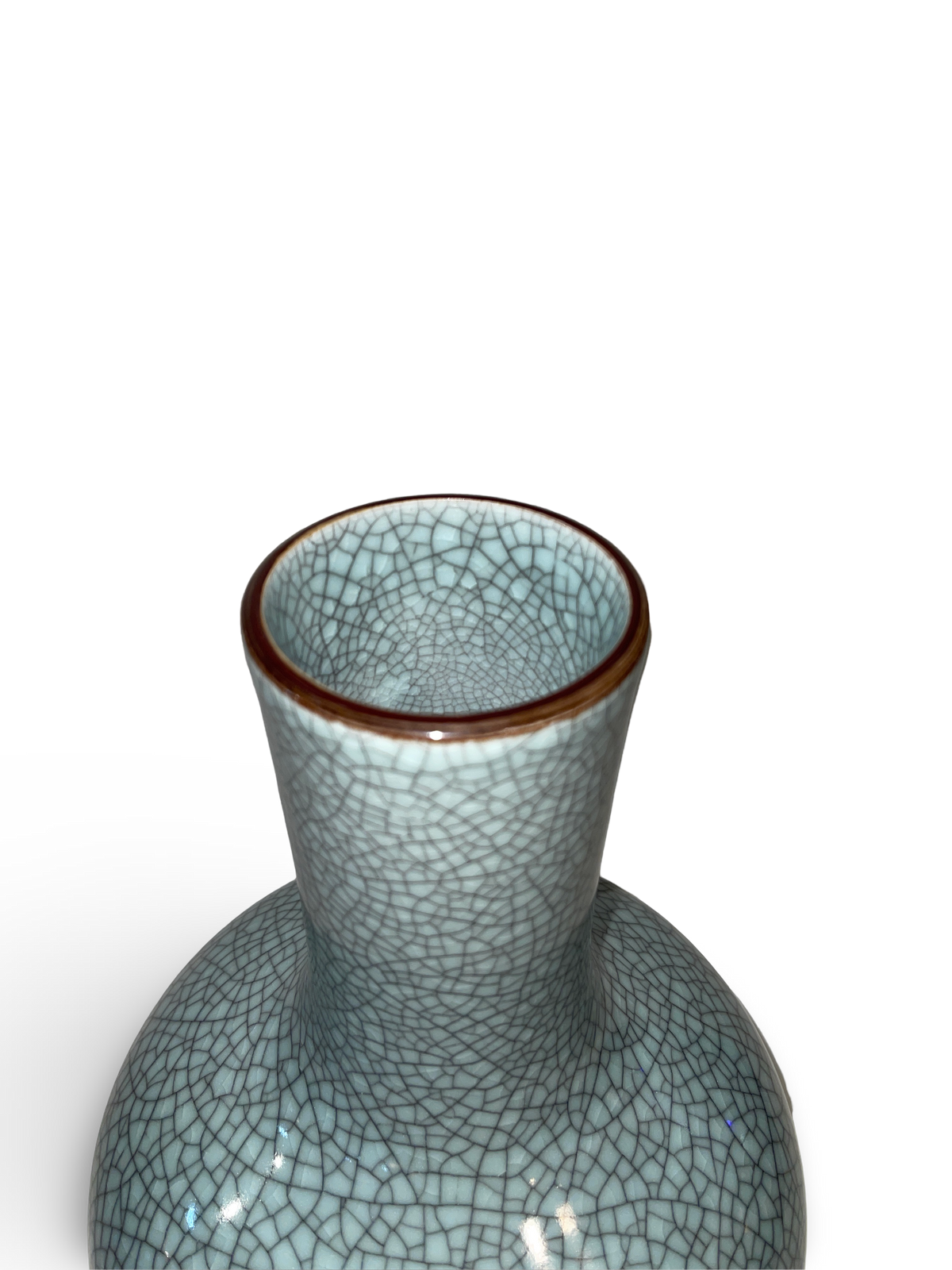 Tianqiuping Vase with Pronounced Ge-Type Crackle Glaze