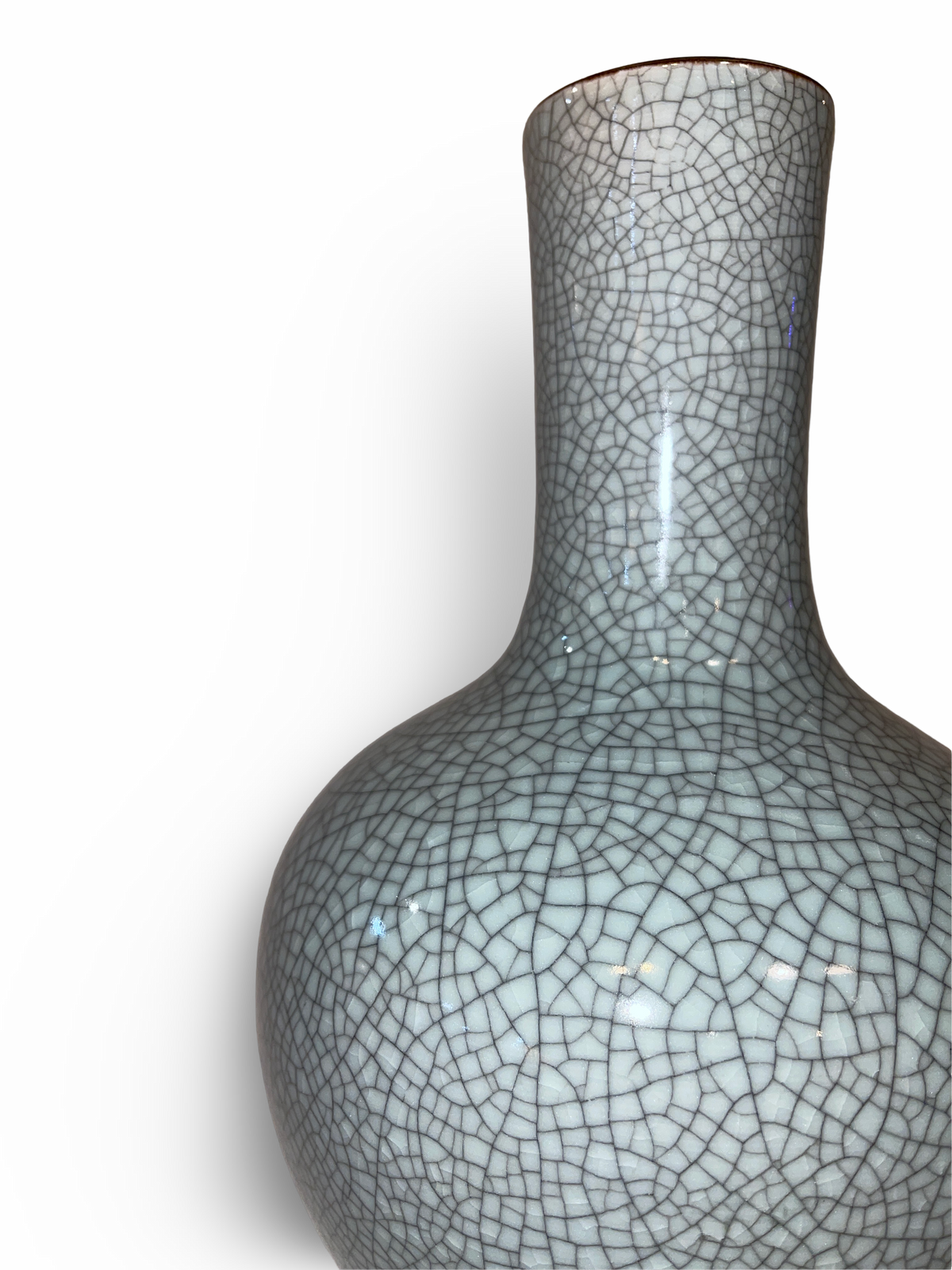 Tianqiuping Vase with Pronounced Ge-Type Crackle Glaze